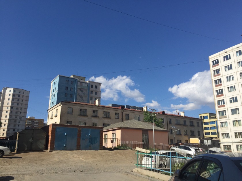 Streets near the apartment in Ulaanbaatar